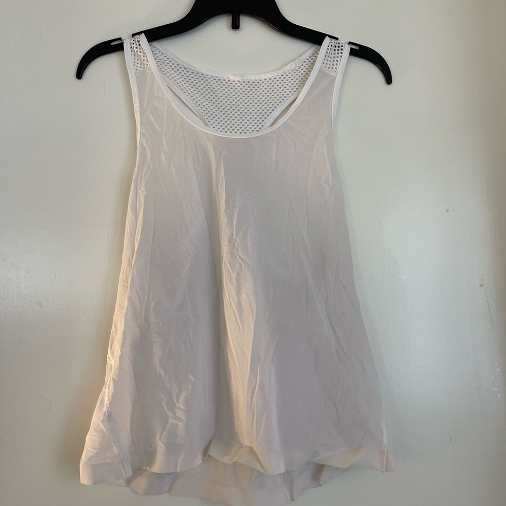 White Lululemon tank top
